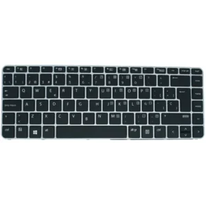 TEC550 Teclado color Negro (SP) para HP Elitebook 840 G3 / 745 G3 (Sin Backlight)